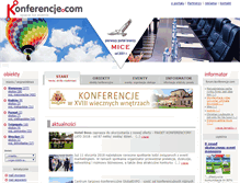Tablet Screenshot of konferencje.com